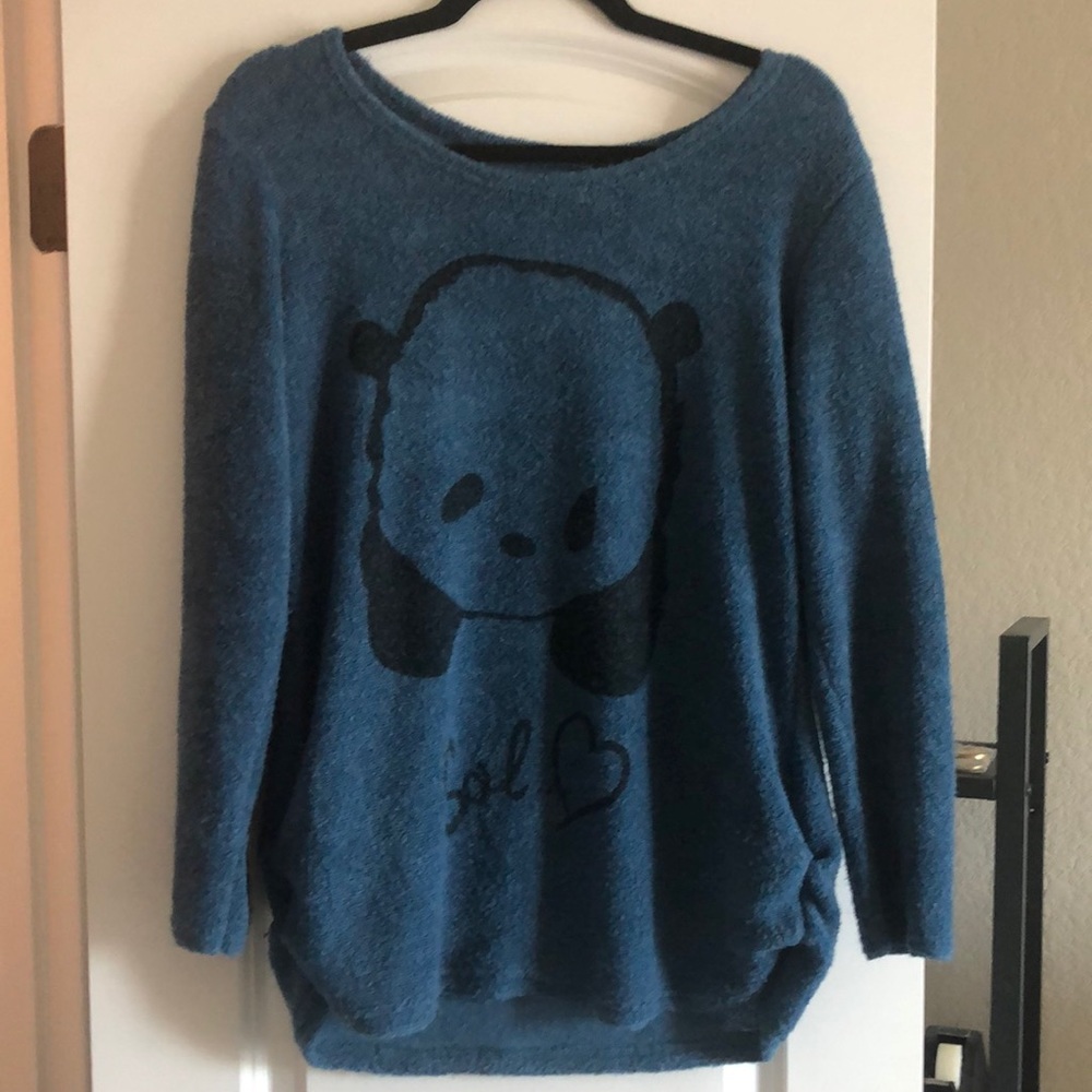 Blue Panda Sweather